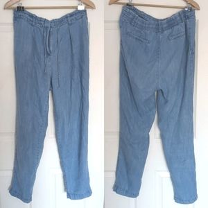 Paul & Joe Baggy High Rise Paper Bag Pants